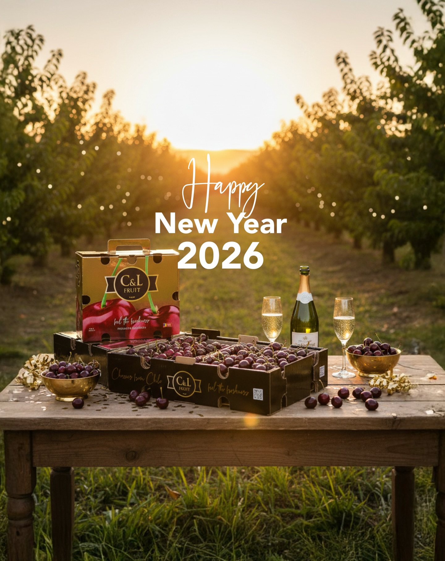 Gracias a quienes hacen posible nuestro trabajo día a día: nuestros colaboradores, productores, clientes y proveedores, partners clave en cada etapa del proceso.
Desde nuestros huertos, seguimos comprometidos con entregar fruta de calidad, fresca e inocua, creando momentos que se comparten y se celebran.
Que este 2026 venga lleno de nuevos desafíos, oportunidades y grandes logros juntos.
Thanks to everyone who makes our work possible every day: our team members, growers, clients, and suppliers, key partners at every stage of the process.
From our orchards, we remain committed to delivering high-quality, fresh, and safe fruit, creating moments that are meant to be shared and celebrated.
May 2026 bring new challenges, opportunities, and great achievements together.
#cylfruit #feelthefreshness #happynewyear #newyear #2026